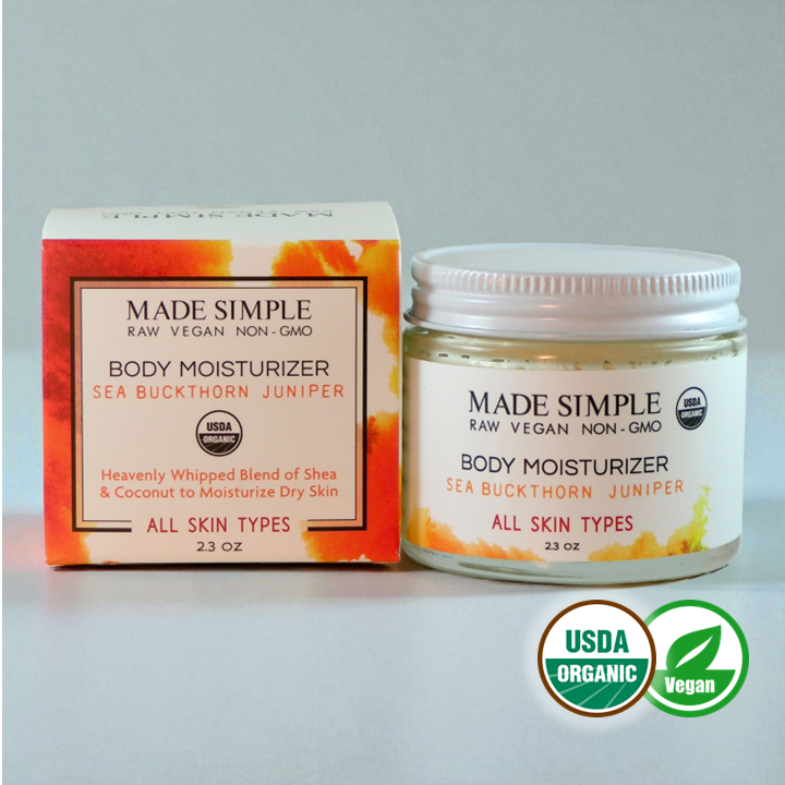 Sea Buckthorn Juniper Moisturizer - Certified Organic, Vegan & Cruelty-free