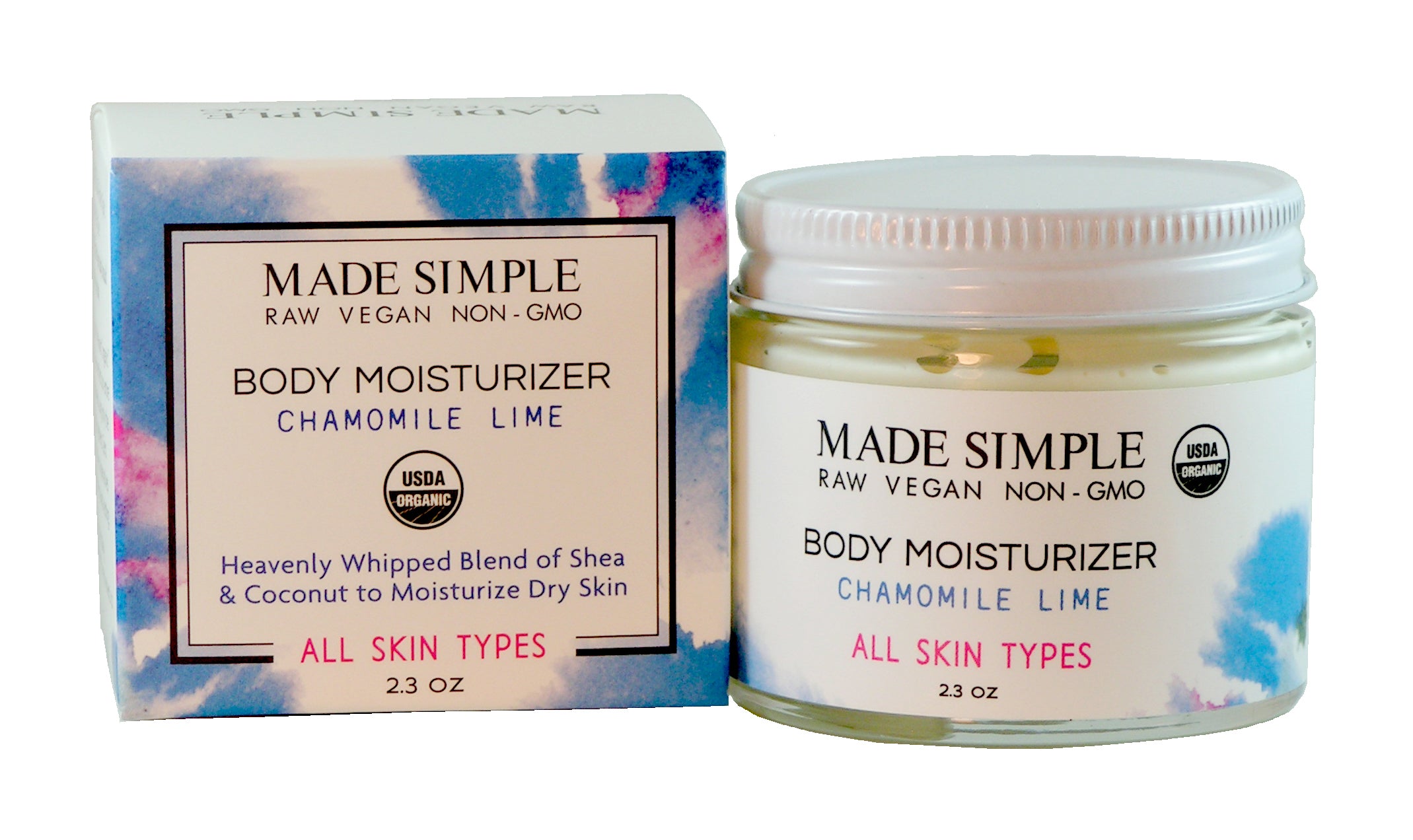 Chamomile Lime Moisturizer - Certified Organic, Vegan & Cruelty-free